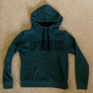 PINK VS Dark Teal/Green Hoodie